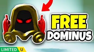 NEW GET THIS FREE DOMINUS LEGGOS IN ROBLOX NOW😱 FREE LIMITED UGC ITEMS [upl. by Yorgerg]