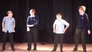 Drama  Teechers  Ninja Scene featuring musical extravaganza [upl. by Tade]