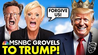 MSNBC in FLAMES Joe and Mika Grovel To Trump at MaraLago BEG Forgiveness as Ratings Collapse 🤣 [upl. by Anak]