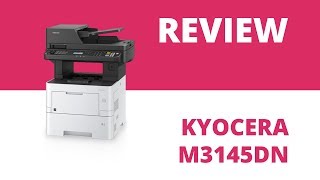 Kyocera ECOSYS M3145dn A4 Mono Multifunction Laser Printer [upl. by Morehouse329]