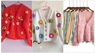 Latest Cardigan patterns for girls 2023  Cardigan patterns [upl. by Nafri]