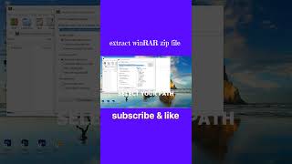 extract winRAR zip file zipfile zip winrar [upl. by Zandt]