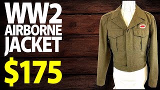 175  WW2 US Army 11th Airborne Ike Jacket Uniform Tunic Size 38   Military Antiques Toronto [upl. by Doran613]