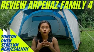 Review Tenda Arpenaz Family 4 Kenapa Laku [upl. by Ronnholm]