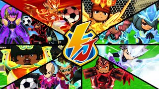 Inazuma Japan Classic  All Hissatsus Keshin and Armed  Inazuma eleven GO2 Chrono Stone [upl. by Anima]