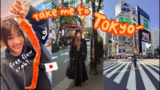 eating GIANT king crabs  visiting Tokyos BEST spots 🦀  Take me to Japan 🇯🇵 [upl. by Engvall957]