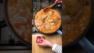 Cassoulet en 15 minutes chrono 😍 cassoulet recette faitmaison saucisses cuisine recetterapide [upl. by Jermyn]