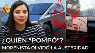 Diputada de Morena presume una Cybertruck dice que no es de ella [upl. by Huckaby]