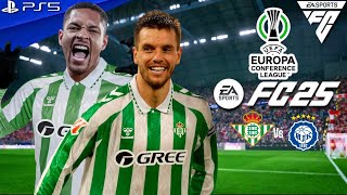 FC 25  Real Betis vs Hjk Helsinki  Europa Conference League 2024 Full Match ft Roque  PS5™ 4K [upl. by Aneekal724]