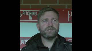 Pitching In NPL West  Wythenshawe 11 Newcastle Town  Shane Goldrick postmatch interview [upl. by Care]