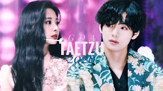 ALL TAETZU MOMENTS AT GDA 2020  Taehyung amp Tzuyu — You TWICE x BTS [upl. by Gasper]