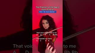 The Phantom of the Opera Violin Tutorial by Susan Holloway [upl. by Garrison61]