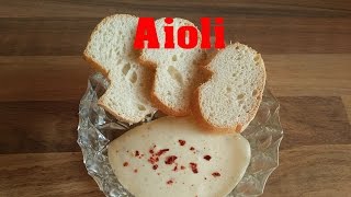 Aioli Dip ganz einfach und schnell selber machen sehr lecker  Frank grillt [upl. by Aihcats484]