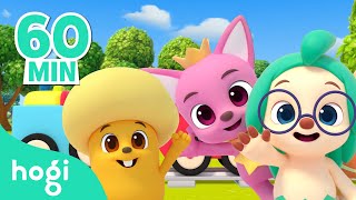 Choo Choo Train Song and more  Sing Along with Pinkfong amp Hogi  Nursery Rhymes  Play with Hogi [upl. by Llibyc74]