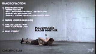 Workout Tutorial Pushups  Freeletics training tips [upl. by Nohsed]