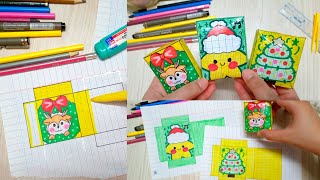 Cùng làm Squishy Noel mùa đông bằng giấy và bông gòn siêu cute [upl. by Alket579]