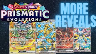 More Prismatic Evolutions Reveals  Pokemon TCG [upl. by Nnahteb179]