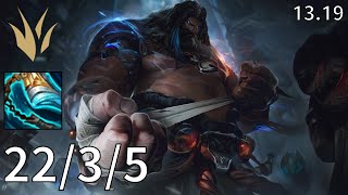 Udyr Jungle vs Nidalee  EUW Master  Patch 1319 [upl. by Kristal291]