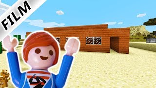 8 JULIAN BAUT SICH HAUS IM MINECRAFT ÜBERLEBENSMODUS Playmobil Film Deutsch  Familie Vogel [upl. by Anirat965]