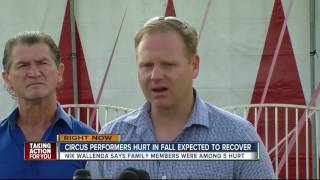 Nik Wallenda addresses Circus Sarasota highwire accident says it was a nightmare [upl. by Gradey]