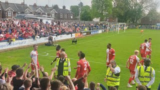 Kidderminster Harriers fans away at Kings Lynn Town in the play off semi finals [upl. by Alvina]