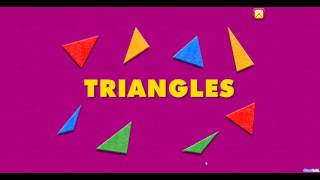 Triangles Starfall app shapes [upl. by Oinotla322]