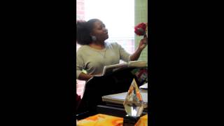 NCCU Senior Tiffany Agerston Sings Aria [upl. by Notnerb]