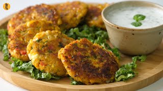 Corn Cutlets Recipe By Food Fusion Ramzan Special [upl. by Laucsap]