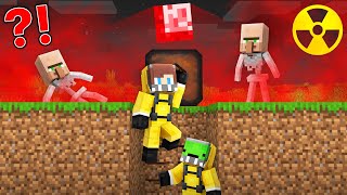 Blood Poison Virus vs Mikey and JJ DoomsDay Bunker n Minecraft Maizen   Maizen [upl. by Killy242]