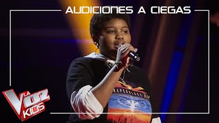 Inés Thandi Pedersen canta Say my name  Audiciones a ciegas  La Voz Kids Antena 3 2021 [upl. by Massab100]