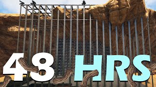 48 Hours on A FiberCraft Server  Raiding and Defending Desert Crack  Ark PvP [upl. by Storm]