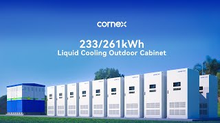 CORNEX 233261kWh Liquid Cooling Outdoor Cabinet [upl. by Earazed]