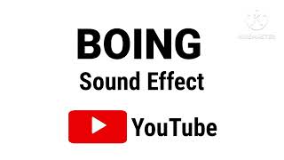 Boing Sound Effect On YouTube [upl. by Dlopoel]