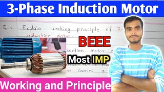 3  Phase Induction Motor  Working Principle  Basic Electrical  BTech 1st Year  Rgpv [upl. by Teak742]