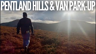 A walk in the Pentland Hills followed by an overnight van parkup Edinburgh Van Life [upl. by Clothilde124]