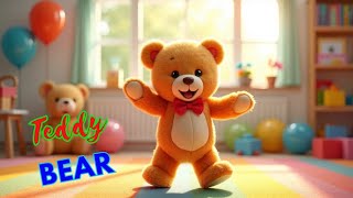 Teddy Bear Song  Teddy Bear Teddy Bear Spin around  Kids song  Kidsjourney [upl. by Arola]