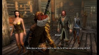 Lets Play Skyrim SE Riften side quest A Chance Arrangement no commentary [upl. by Lantha]