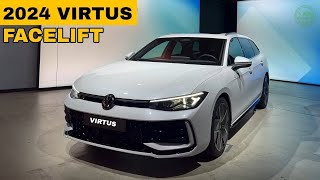 New Volkswagen Virtus Facelift Launched  Virtus 2024 New facelift Virtus 2024 New model Virtus 2024 [upl. by Revert]