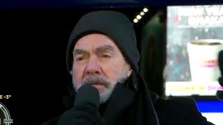 Neil Diamond Last Performance Sweet Caroline New Years Day 2018 [upl. by Hunfredo]