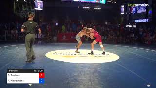 2018 USMCUSAW Cadet amp Junior FS NationalsCadet 100 3rd Place  Stevo Poulin NY Vs Abraham Hin [upl. by Eilraep]