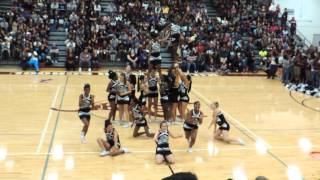 Cheerleaders perform at the Killeen High School Pep Rally for Ellison game 1112013 [upl. by Calva]