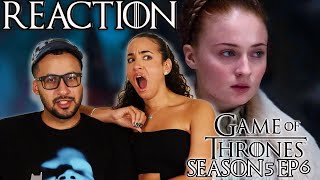 POOR SANSA 😫 Game of Thrones 5x6 REACTION  FIRST TIME Watching  Unbowed Unbent Unbroken [upl. by Aicyle]