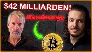 MicroStrategy will für 42 Mrd  BITCOIN kaufen🤯 Was ist Michael Saylors Plan [upl. by Frederico562]