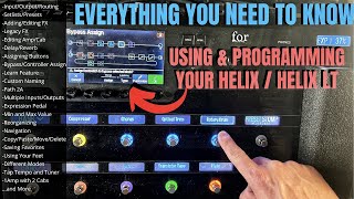 PROGRAMMING and GETTING STARTED w HELIXHELIX LT  In Depth Guide [upl. by Hermione757]