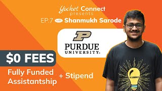 How I got Fully Funded PhD at Purdue University  Research Assistantship  Stipend  EP 07 [upl. by Janel]