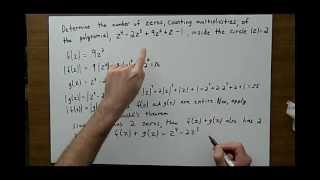 Complex Analysis  Rouchés Theorem [upl. by Vada]