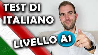 Test italiano A1 Italian A1 level  Italian language test [upl. by Irep]