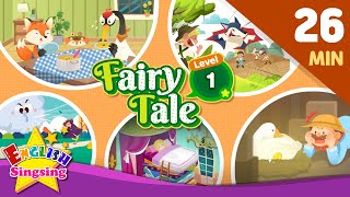 Level1 Stories  Fairy tale Compilation  26 minutes English Stories Reading Books [upl. by Omari]