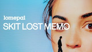 Lomepal  Skit lost memo lyrics video [upl. by Loos]