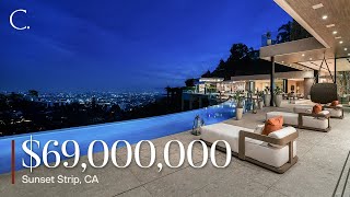 Masterful Design with Panoramic Views in the Bird Streets  Sunset Strip CA [upl. by Hales]